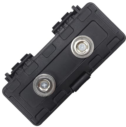 Magnetic Key Box With Combination Lock - Strong Magnets Key Holder Box Under Car, Magnetic Car Keyy Holder Waterproof Magnetics Keyy Hider - Magnetics Keys Boxs For Under Cars Vehicles (Black)