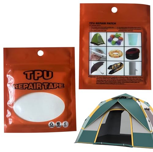 Kit de Parches para colchón de Aire,Kit de Parches para Dosel, de inflables autoadhesivos de 10 Piezas, de Resistentes a la Intemperie para sombrillas, Tiendas de campaña,