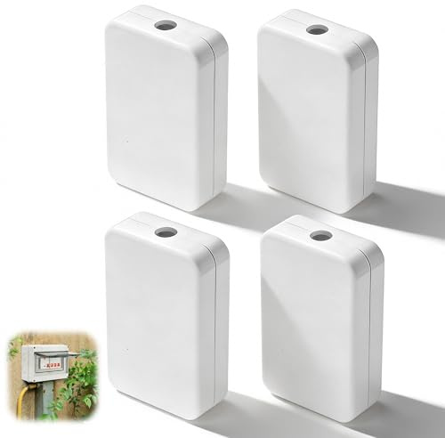 4 Pcs Caja de Derivación 55x35x15mm Blanca, Caja de Derivación de Cables