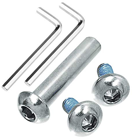 M8 x 38 mm skruvar för 2-3-4-hjuls barnsparkcykel ersättning mikro mini vikbar sparkcykel barn skotrar axlar reparation