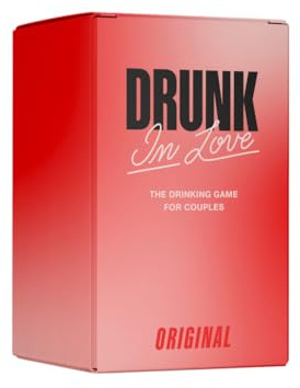 Drunk in Love Original Couples Drinking Card Game Super Fun Date Night Games & Relationship Couples Games for Adults 100 Dare Cards for Your Partner Romantic Anniversary Party & Valentines Gifts