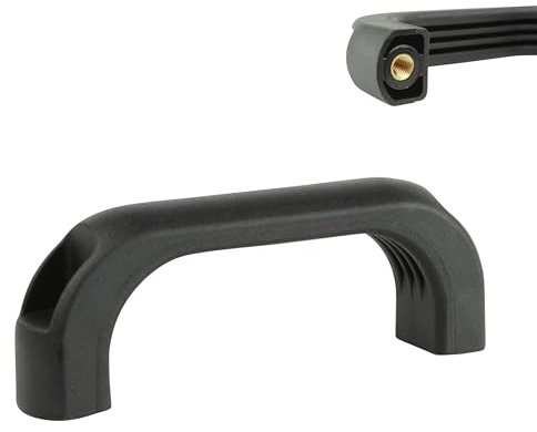 VONLIS Bügelgriff Haltegriff Kunststoff Griff Handgriff Türgriff Möbelgriff Gewinde M8 / 120 mm