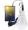 SPORTARC Solarbetriebene Lampe, tragbare LED-Glühbirne, Solar-Energie-Panel, LED-Beleuchtung für Campingzelt, Nachtfischen, Notfalllichter, Blitzlicht, 110 lm