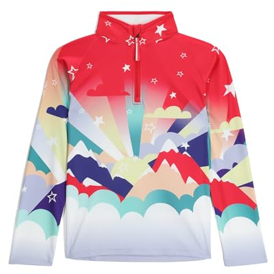 Spyder Girl's Surface Half Zip T-Neck Ski Base Layer Jacket