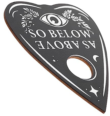 CORHAD Hölzerne Wahrsageplatte Requisite Herzschnitzerei Pendel Zubehör Für Die Dekoration des Home-Office-klassenzimmers