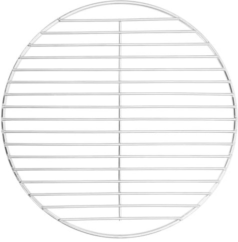 Homgoday Rejilla de Parrilla BBQ Redonda Acero Inoxidable 304 Ø34,5 cm Accesorios para barbacoas