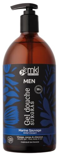 MKL Green Nature Men Gel Douche Surgras Marine Sauvage 1 L