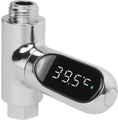 Calibro della temperatura 'acqua - contatore della doccia a LED, termometro per il bagno per bambini | Schermata del display a temperatura in reale, rilevatore di rubinetti del per