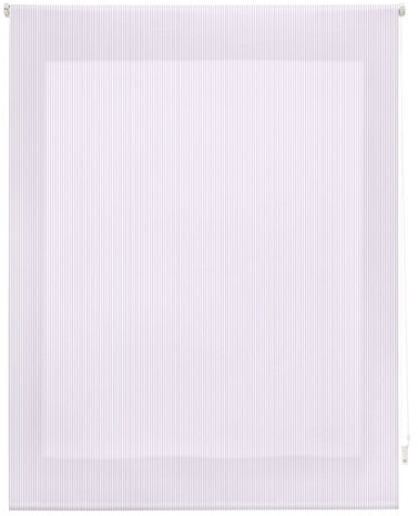 Blindecor Estor rullbar, Tyg, Randig lila, 100 x 250 cm