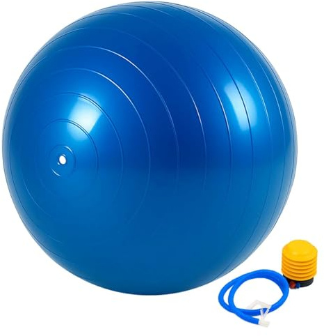 OcioDual Pelota de Pilates 65 cm, Fitball para Embarazo, Pelota Fitness, Gimnasia, Yoga, Abdominales,Gimnasia Rítmica, Rehabilitación