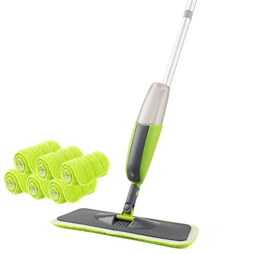 Mocio Mop a spruzzo for la pulizia del pavimento con tamponi in microfibra riutilizzabile 360 ​​° rotante palmare mop mop mop strumenti puliti for la cucina domestica in legno di legno laminato pavime