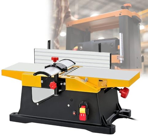 Ostreemaner Cepilladora De Sobremesa Eléctrica, Ensambladora De Sobremesa En Espiral De 6 Pulgadas, Motor Totalmente De Cobre De Alta Potencia, Potencia De Salida Nominal 1800 W