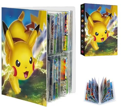 Album per Carte, Raccoglitore Carte, Album cartella da Collezione, Porta Carte, 30 Pagine e può Contenere 240 Carte