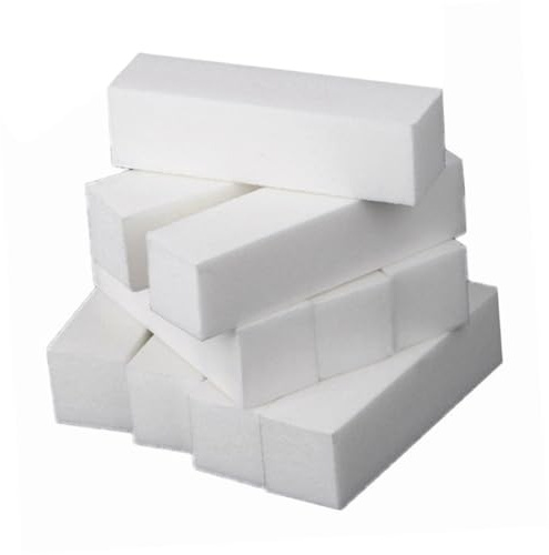 Hemobllo Bloques De Esponja Para Uñas 20 Pcs Tamaño Pequeño Lijas De Uñas Multiusos Para Pulir y Moldear Manicura Pedicura Uso Salón y Hogar