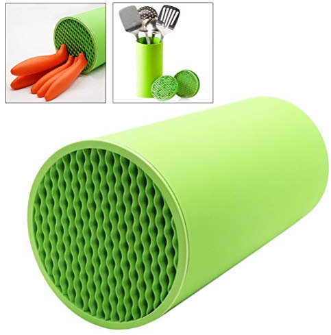 Ceppo Portacoltelli (Senza Coltelli)- 1 Portacoltelli Da Cucina Universale Con Ceppo Rotondo Per Coltelli- Per Conservare I Coltelli Puliti E In Sicurezza