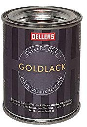 Peinture brillante dorée de première qualité, 375 ml, laque à effet doré, peinture pour radiateur, la couleur et le brillant de l’or