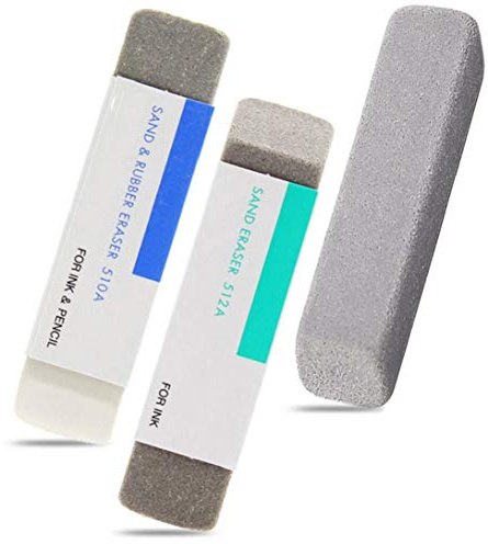 Borrador De Goma Natural 3pcs Corrección Oficina Práctica De La Pluma De Tinta Lápiz De La Escuela Del Borrador Creativo De Escritorio