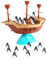 FeiWen Balance Spielzeug Pinguin-Piratenschiff Brettspiele Piratenschiff Gleichgewichtsspiel Spaß Brettspiel Spielzeug