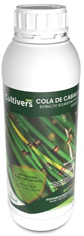 CULTIVERS Equiseto 1 L. Biostimolante Naturale preventivo e curativo. Azione fungicida La sostanza di Base rafforza Il meccanismo di Difesa delle Piante