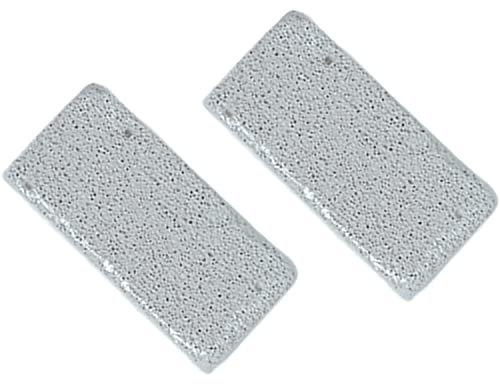 LEYF 2 Stück Bimsstein - Fuß Scrub, Pediküre Fußpflege - 100% natürlich - Massage und Massage für alle Hauttypen geeignet Fußpflege - Schrubben - Für, Weiß