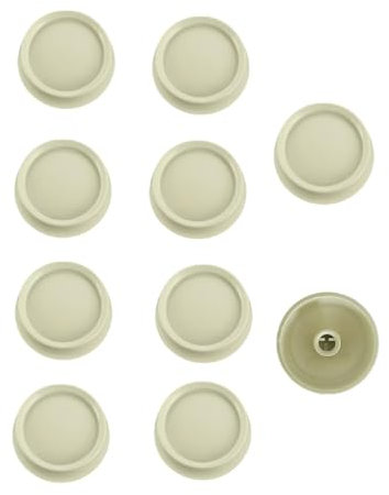 26115-I Replacement Rotary Dimmer Fan Speed Control Switch Knob,0.25 Inch Dia D Shaped Shaft (2,Ivory)