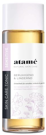 atamé Tonic für sensible Haut – Beruhigendes Gesichtswasser, dermatologisch getestet, parabenfrei & sanft, schützt und pflegt mit natürlichen Inhaltsstoffen, ideal für empfindliche Haut, 250 ml