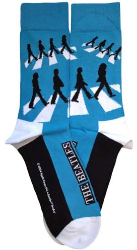 Rock Off officially licensed products The Beatles Abbey Road Silhouettes Repeat Ankle Socken One Size