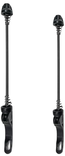BLMHTWO 1 Pair Bike Quick Release Skewer, Bike Wheel Hub Skewers, Bicycle Axle Skewer for MTB Road Mountain Cycle (Black)