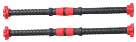 TOPBATHY 2 pezzi Barra Manubrio Dumbbell con Vite Impugnature Antiscivolo per Pesi Fitness Accessorio per Esercizi Braccia Spalle Gambe