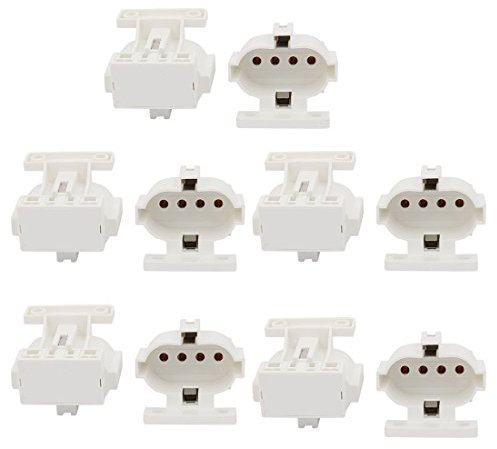 Aexit 10Pcs 2G7-F447 AC 500 V 2A H Sockel fluoreszierende PL-Röhre Lampenfassung (7e352c1c697653f05982d9130c7f21eb)