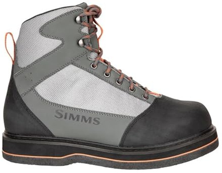Simms Botas de vadeo con suela de fieltro tributario, botas de pesca con parte inferior de fieltro para adultos con tracción y comodidad mejoradas