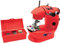 Lexibook, Miraculous Ladybug Cat Noir, Nähmaschine mit Zubehör, Licht und Pedal, imitiertes Rollenspielzeug für Mädchen, Modedesignspiel, rot, SW100MI