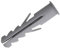 Kippen 9031E1 Lot de 50 chevilles en nylon avec bord. Dimensions : 12 x 45 mm.