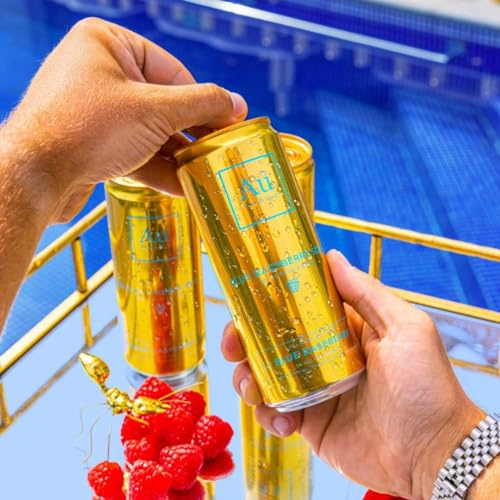 Au Vodka RTD Can Blue Raspberry