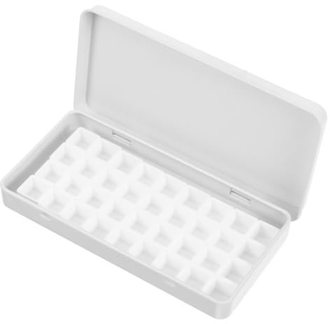 HAPINARY 1 Satz Aquarell-farbkasten DIY-pigmentbehälter Pigmentspenderetui Etui Für Aquarellfarben Lackplatte Farbpfanne Pigmenthalter Paletten Farbkasten Malkoffer Farbbehälter Plastik