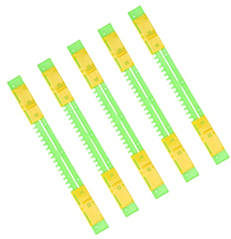 Ruche en Plastique 5 Pièces, Porte de Nid d'abeille, Porte Anti-évasion, Outils Anti-évasion, Accessoire d'apiculture, Entrée Légère pour l'extérieur