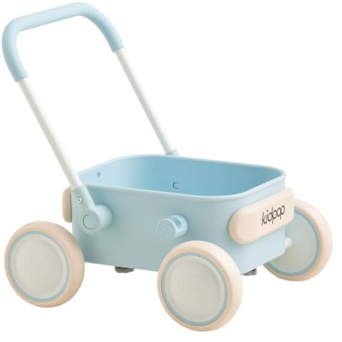 Kidpop PULA Andador Bebes, Juguete Multifuncional, Carrito Bebe, Ruedas EVA, Regalo Ideal de Cumpleaños, Andador Bebe 7 Meses a 4 años, máx. 15 kg, Azul