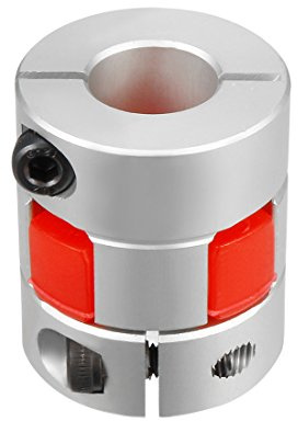 uxcell 10mm to 14mm Shaft Plum Shaped Coupling Coupler 30mm Diameter 35mm Length