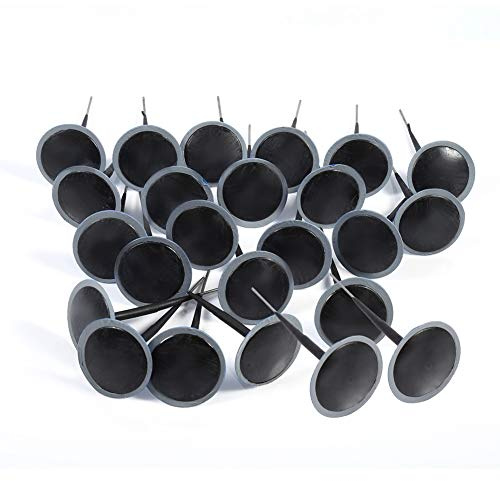 Däck Patch Lim Däck Reparation Svamp Gjuten Nålplugg för Reparation Svamp Gummi Reparation Svamp Plug med integrerad uppsättning däck för bil / motorcykel / cykel / lastbil, 24 st, 6mm reparation
