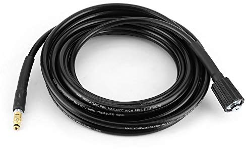Haute Pression Karcher,Tuyau De Nettoyeur Haute Pression,Tuyau De Nettoyeur Automatique 40Mpa/5800Psi Rempment De Tuyau En Caoutchouc De Nettoyage À Haute Pression Pour Karcher K2(6 Meters)