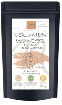 Thats me Organic BIO Volumen-Wunder – No Poo Trockenshampoo 2-in-1 90g – Natürliches Styling Powder sorgt für Volumen und Pflege ohne Chemie – Für empfindliche Kopfhaut und feines Haar