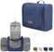 Kulturbeutel für Damen und Herren, Wasserabweisende Reise-Make-up-Tasche mit Haken zum Aufhängen, kompakte Reise-Kul.Grünturtasche, Make-up-Organizer-Tasche für Kosmetika