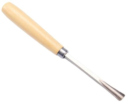 Wood Carving Chisels, Craft Tool for Detailed Carving, Suitable for Wood, Clay, and Leather (Straight - Semicircle)
