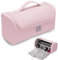 Linpr Reisetasche für Haartrockner, Tragbare Aufbewahrungstasche für Haartrockner mit Aufhängehaken, wasserdichte Organizer-Taschen für Haartrockner, Kompatibel mit Dyson Airwrap und Zubehör (Rosa)