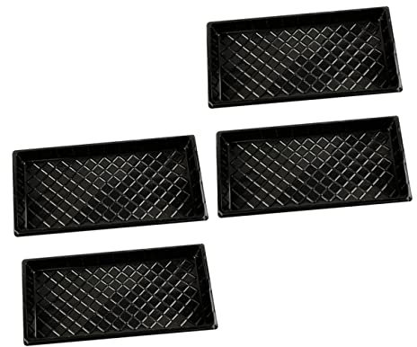 ibasenice 4 Pièces Pots de Germination Plastique pour Jardinage Tray de Semis Multifonctionnel pour des Plantes et Légumes à