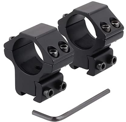 FOCUHUNTER Basso Profilo Anelli di Portata - 25.4mm Mount Rings Adattatore con 11mm Dovetail Rail