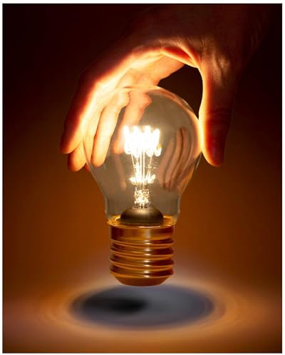 Suck UK Glühbirne USB wiederaufladbare LED-Leuchte Tischlampe Batteriebetriebene Stimmungsbeleuchtung Kabelloses Filament-Nachtlicht Asthetische Raum- und Schlafzimmerdekoration