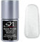 SN Nageldesign Quick Finish Shimmer milchig weiss mit Silber Glitzer Hochglanz Versiegelungsgel ohne Schwitzschicht High Gloss Nagelgel UV Top Coat LED Flex Gel 10ml