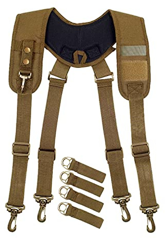 Dr.TOUGH Bretelle tattiche per cintura per gli uomini resistenti imbottite regolabili bretelle per forze dell'ordine Bretelle tattiche per uomini