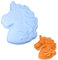 Unicorn Baking Mould, Silikonformen Einhorn Backform, Einhorn Kuchenform Silikon, 3D Kuchenbackform für Einhornkuchen, Backen Kindergeburtstag Silikonform Für Party Geburtstage, Blau oder rosa rot